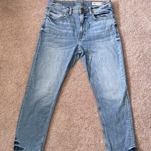 Zara Boyfriend Light Blue Jeans